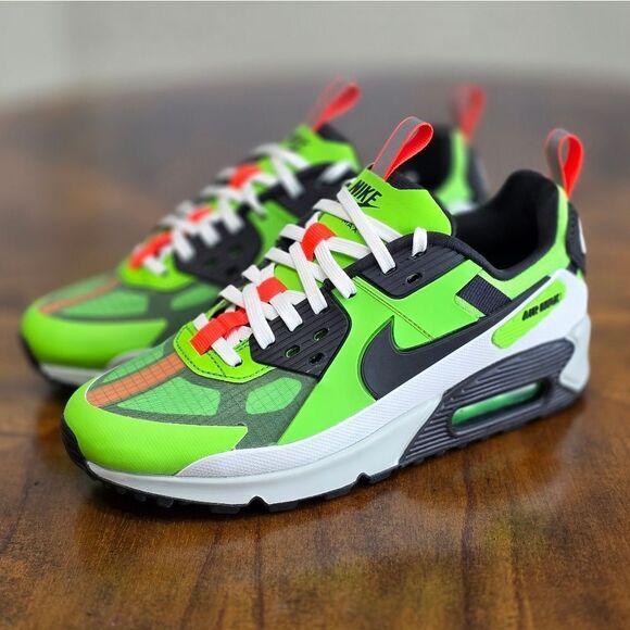 Nike Air Max 90 Drift Men's Size 5.5 Action Green Black White Shoes FB2877-300 - Picture 2 of 14